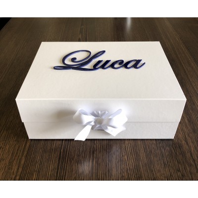 Magnetic Personalised Bow Box 